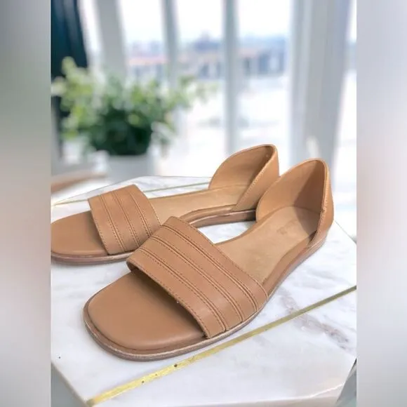 MADEWELL The Nelda d'Orsay Flat Sandals Size 10