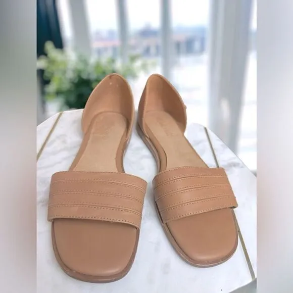 MADEWELL The Nelda d'Orsay Flat Sandals Size 10