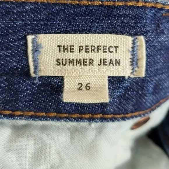 Madewell The Perfect Summer Jean: Destructed Edition in Robinson Wash Size 26