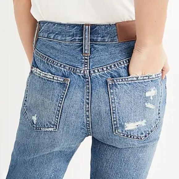Madewell The Perfect Summer Jean: Destructed Edition in Robinson Wash Size 26
