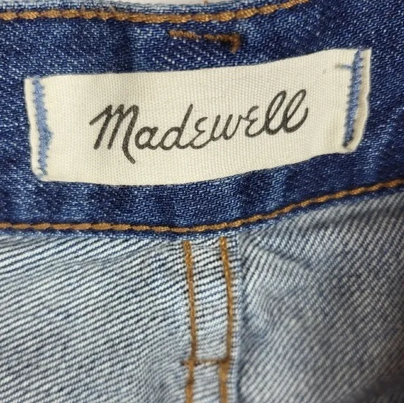 Madewell The Perfect Summer Jean: Destructed Edition in Robinson Wash Size 26