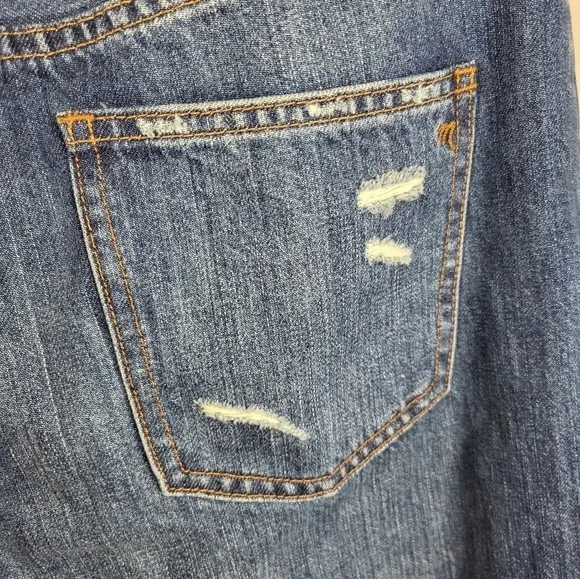 Madewell The Perfect Summer Jean: Destructed Edition in Robinson Wash Size 26
