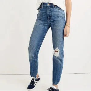 Madewell The Perfect Summer Jean: Destructed Edition in Robinson Wash Size 26