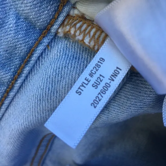 Madewell The Perfect Vintage Jean Fitzgerald Blue Wash 27