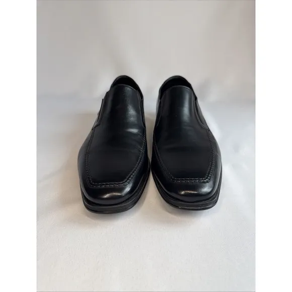 Magnanni Cap Toe Black Casual Dress Loafers - Size 12