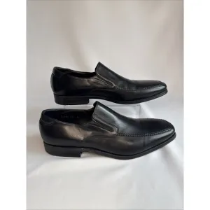 Magnanni Cap Toe Black Casual Dress Loafers - Size 12
