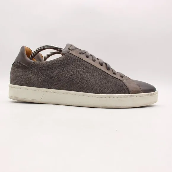 Magnanni Elonso Lo II Fashion Sneakers Men's US 10 M Grey Leather 22498