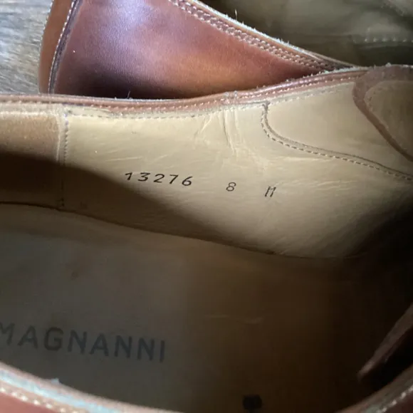 MAGNANNI Marco II Monk Fine Leather Loafers Made In Spain