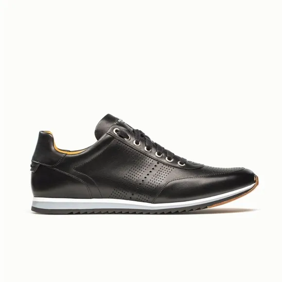 Magnanni Pueblo Fashion Sneakers 14804 Black Leather Men's Size 11