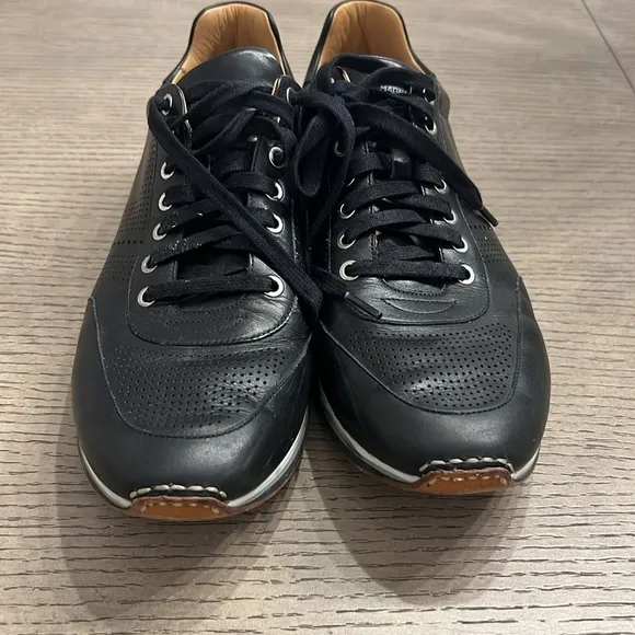 Magnanni Pueblo Fashion Sneakers 14804 Black Leather Men's Size 11