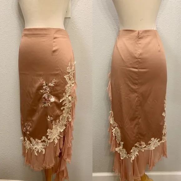 Mandalay Y2K Rose Skirt