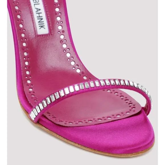 Manolo Blahnik Crinastra 105 Sandals Heels size 37.5