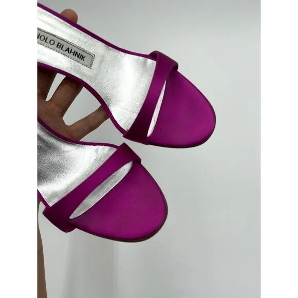 Manolo Blahnik Crinastra 105 Sandals Heels size 37.5