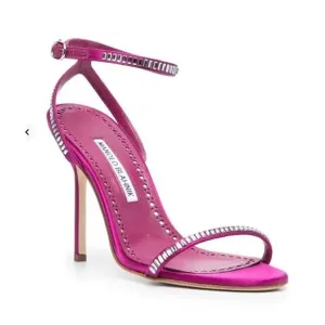 Manolo Blahnik Crinastra 105 Sandals Heels size 37.5