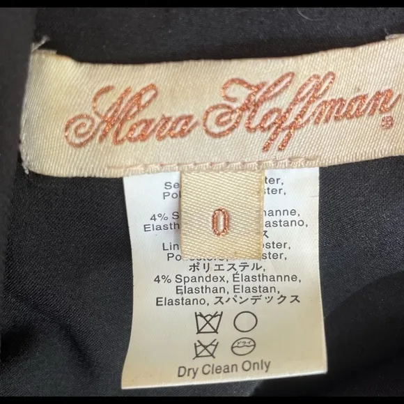 Mara Hoffman El Munro Navy Column Maxi Dress