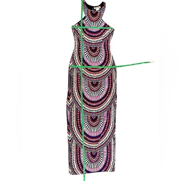 Mara Hoffman El Munro Navy Column Maxi Dress