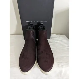 Marc by Marc Jacob Chelsea Boots Pony Fur