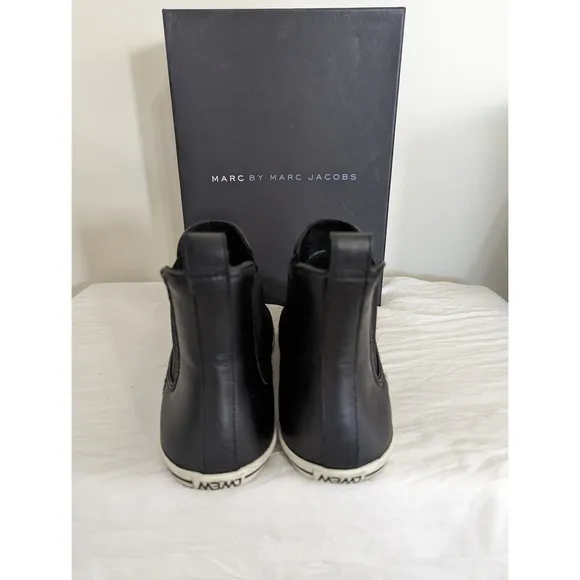 Marc by Marc Jacob Chelsea Boots Pony Fur