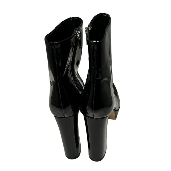 Marc Fisher Caled 2 Platform High Heel Platform Booties Black Size  9.5 M NEW