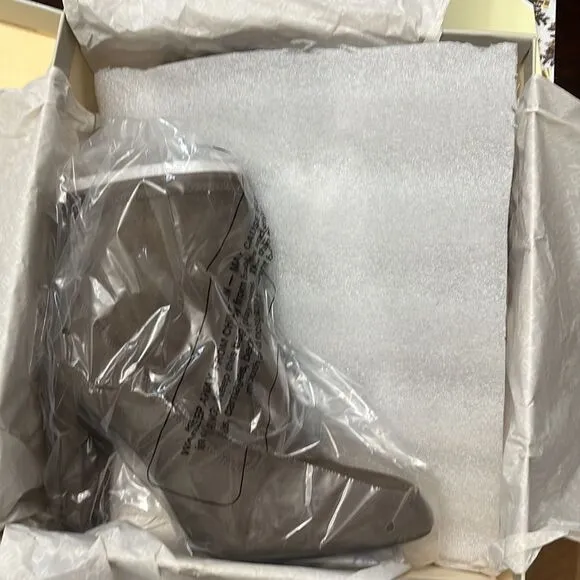 Marc Fisher Faux Suede Ankle Tie Back Boots-Justice, Size 8 Medium