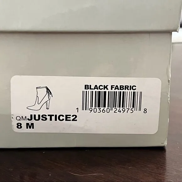 Marc Fisher Faux Suede Ankle Tie Back Boots-Justice, Size 8 Medium