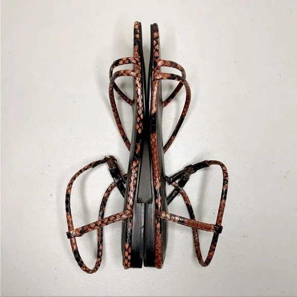 ✨Marc Fisher✨ Marg 2 strappy flat snake sandal