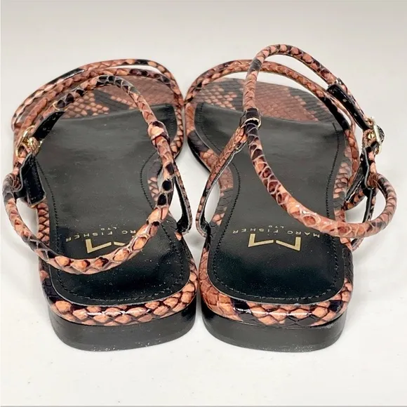 ✨Marc Fisher✨ Marg 2 strappy flat snake sandal