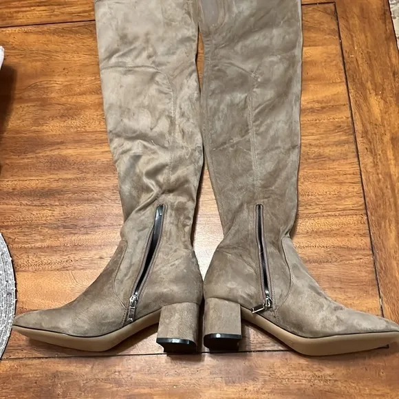 MARC FISHER New Without Tags Charlotte Over The Knee Suede  Women’s  6.5M Boots