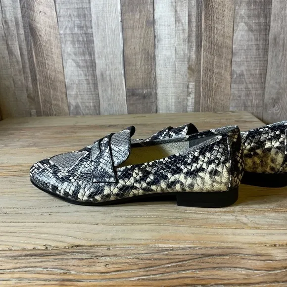 Marc Fisher Snakeprint Leather Chang2 Loafers
