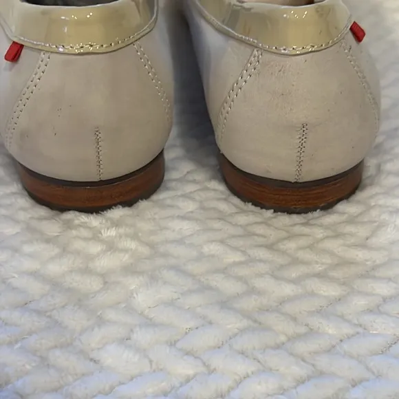 Marc Joseph Beige Leather Tassel Mocassin Leather Loafers Size 9
