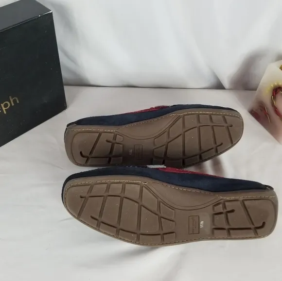 Marc Joseph Bryant Park Loafers Suede 11.5 Multicolor