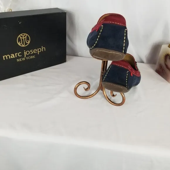 Marc Joseph Bryant Park Loafers Suede 11.5 Multicolor