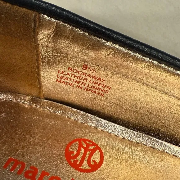 Marc Joseph Loafers Size 9.5 Navy Leather