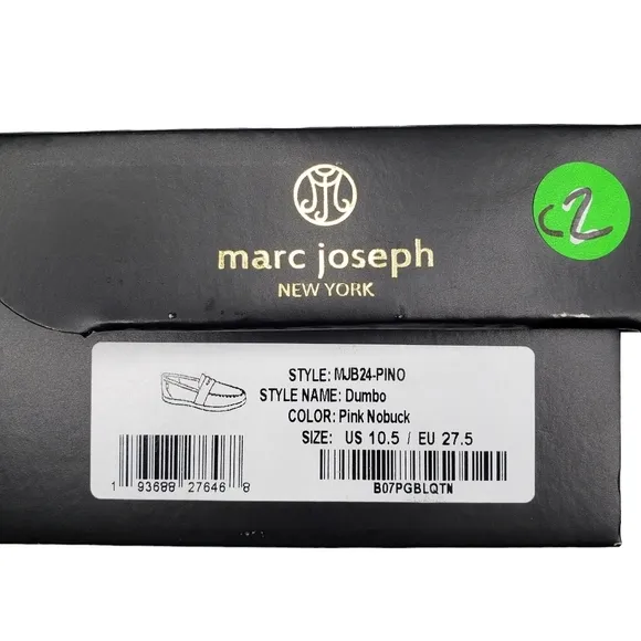 Marc Joseph | NIB Dumbo Pink Nobuck Classic Preppy Leather Loafers Girl's 10.5