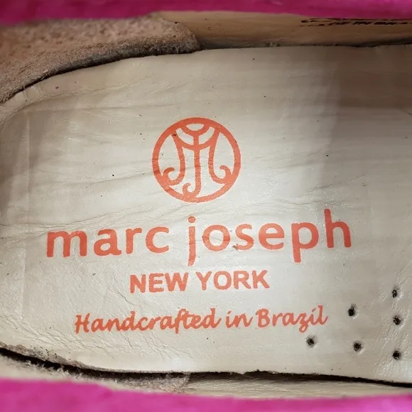 Marc Joseph | NIB Dumbo Pink Nobuck Classic Preppy Leather Loafers Girl's 10.5