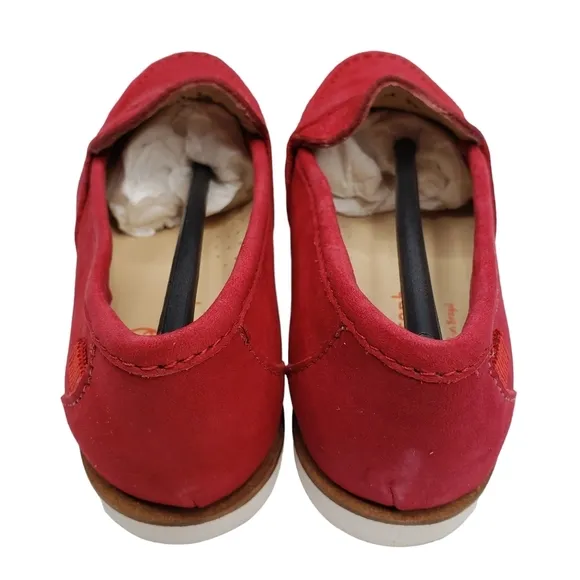 Marc Joseph | NIB Dumbo Red Nobuck Classic Preppy Leather Loafers Boy's 13