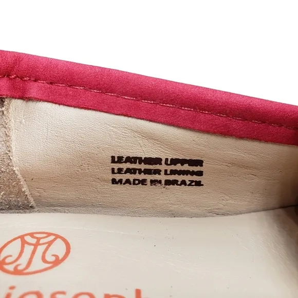 Marc Joseph | NIB Dumbo Red Nobuck Classic Preppy Leather Loafers Boy's 13