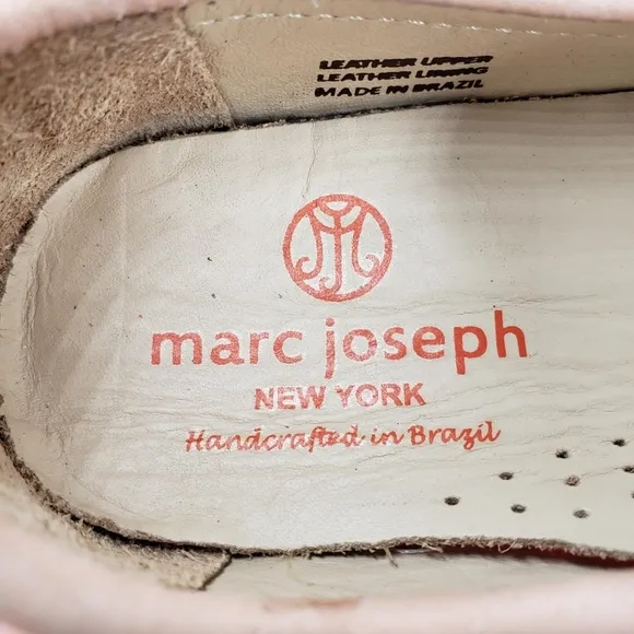 Marc Joseph | NIB Louisville Blush Nobuck Leather Studded Loafers Girl's 11.5