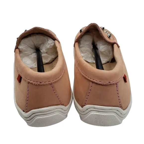 Marc Joseph | NIB Louisville Blush Nobuck Leather Studded Loafers Girl's 11.5