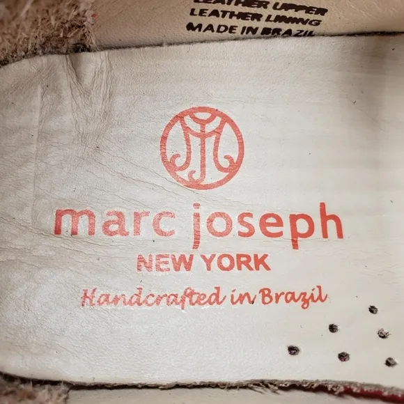 Marc Joseph | NIB Louisville Navy Nobuck Leather Studded Loafers Girl's 11.5