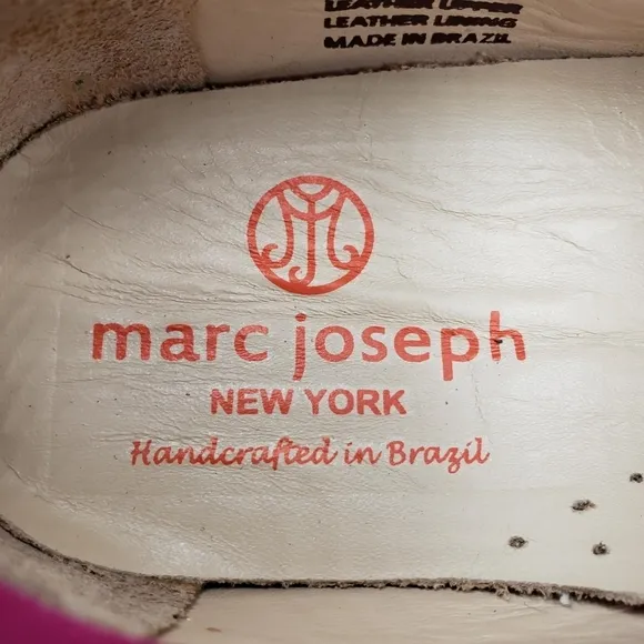Marc Joseph | NIB Louisville Pink Nobuck Leather Studded Loafers Girl's 13.5