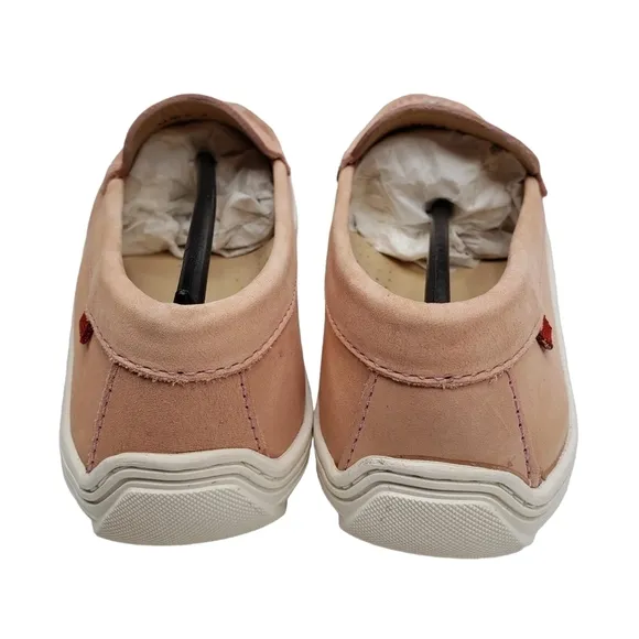 Marc Joseph | NIB Mott St Blush Nobuck Silver Grommet Leather Loafers Girl's 4