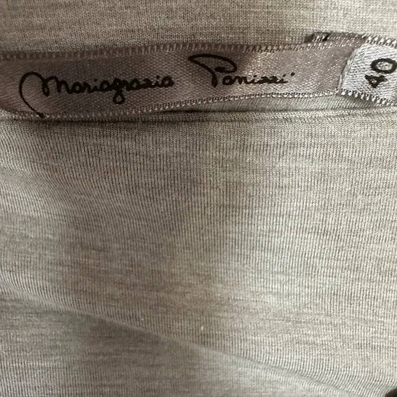 Mariagrazia Panizzi Knit Oatmeal Skirt in Size 4