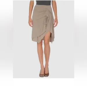 Mariagrazia Panizzi Knit Oatmeal Skirt in Size 4