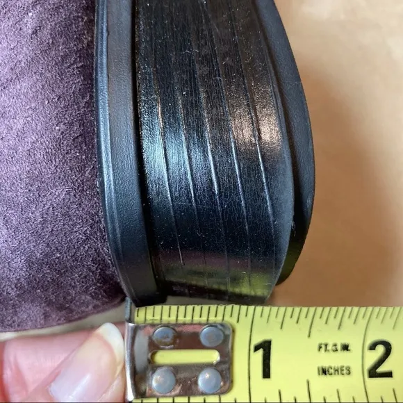 Markron Simon sz 8 purple suede tall boots