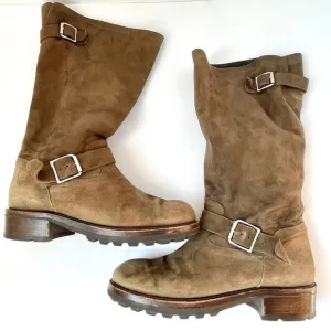 Marni Belted Suede Boots