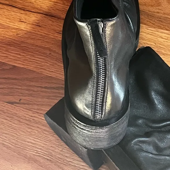 Marsell Black Ankle Boots Slip-On Minimalist Design