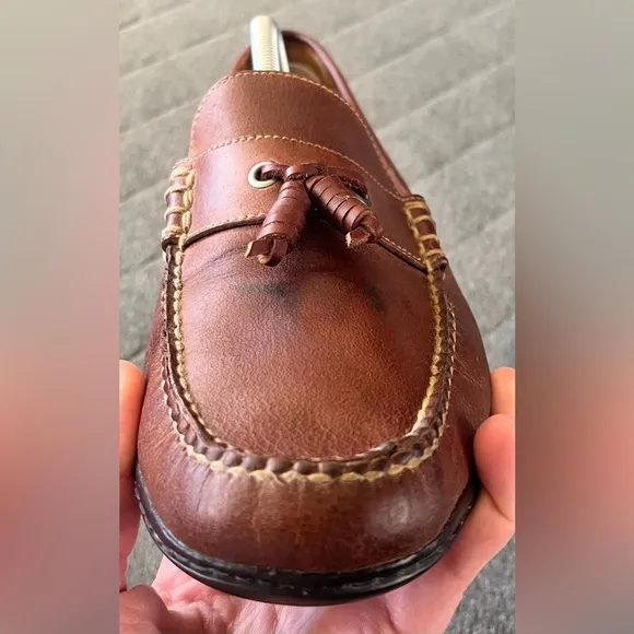 MARTIN DINGMAN Countrywear 11 Tassel Brown Leather Loafers Vibram Soles Orig$298