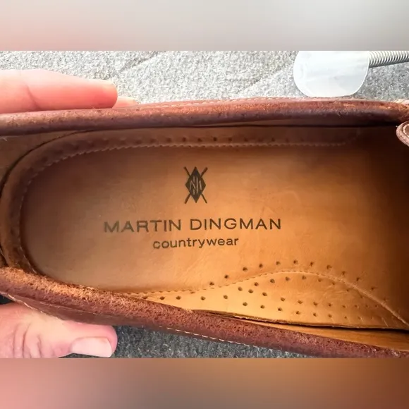 MARTIN DINGMAN Countrywear 11 Tassel Brown Leather Loafers Vibram Soles Orig$298