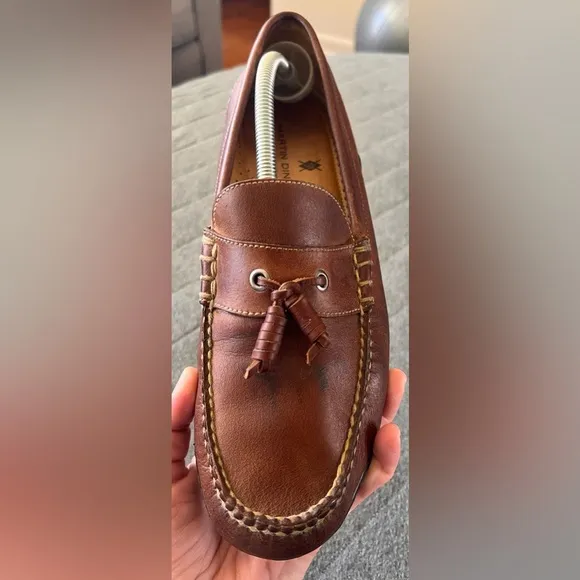 MARTIN DINGMAN Countrywear 11 Tassel Brown Leather Loafers Vibram Soles Orig$298